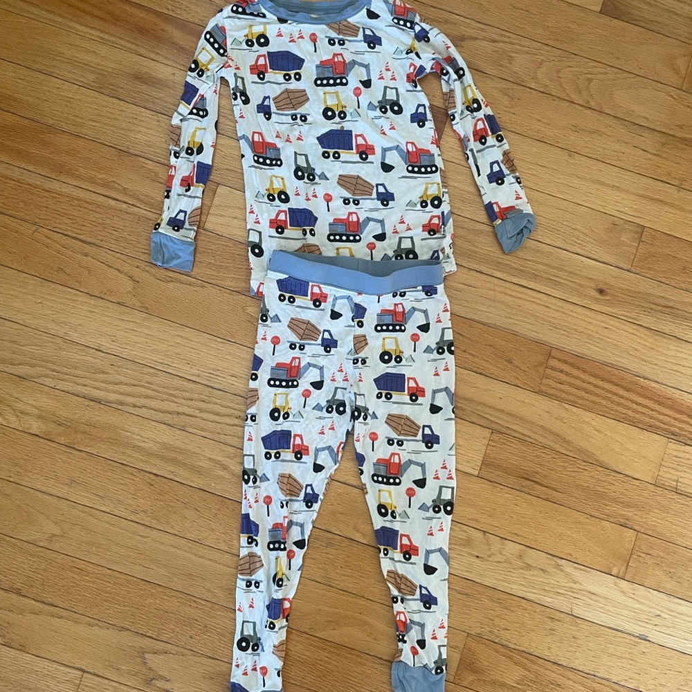 Little Sleepies construction pajamas